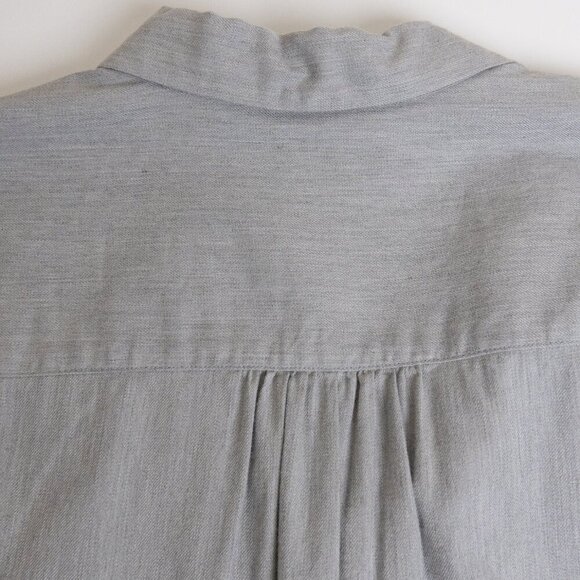 🚨 Uniqlo Soft Brushed Long Sleeve Shirt Gray - Picture 11 of 13